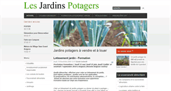 Desktop Screenshot of lesjardinspotagers.com